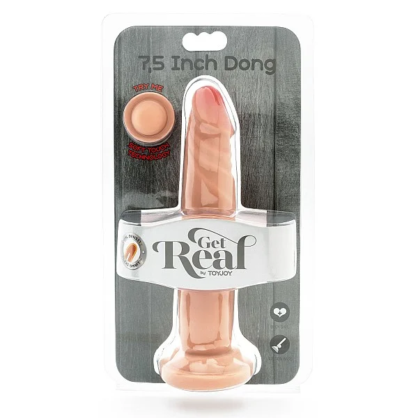 Dual Density Dong 7.5 Inch - Lichte huidskleur van het merk Get Real - Realistische Dildo's - online kopen bij Masculum.nl. De discrete online seks-toys en erotisch heren ondergoed winkel voor gay & hetero mannen.