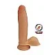 Dual Density Dildo 7Inch Balls - Lichte huidskleur van het merk Get Real - Realistische Dildo's - online kopen bij Masculum.nl. De discrete online seks-toys en erotisch heren ondergoed winkel voor gay & hetero mannen.