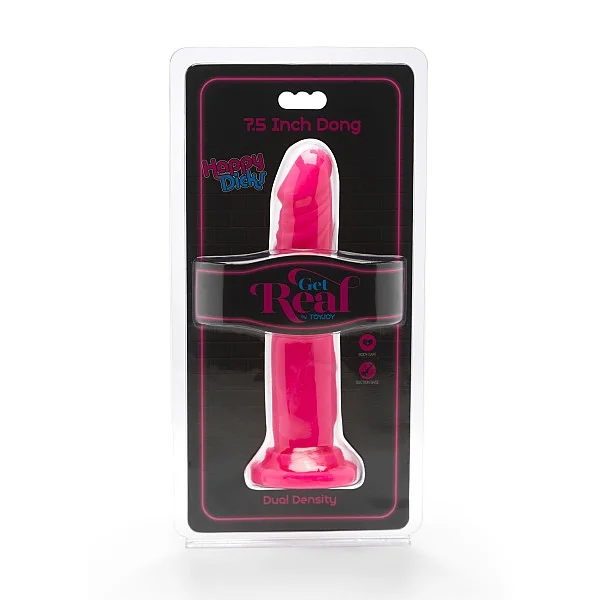 Happy Dicks Dong 7.5 Inch - Roze van het merk Get Real - Realistische Dildo's - online kopen bij Masculum.nl. De discrete online seks-toys en erotisch heren ondergoed winkel voor gay & hetero mannen.