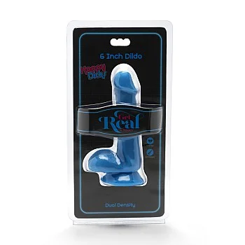 Happy Dicks Dildo 15,20 cm Balls - Blauw