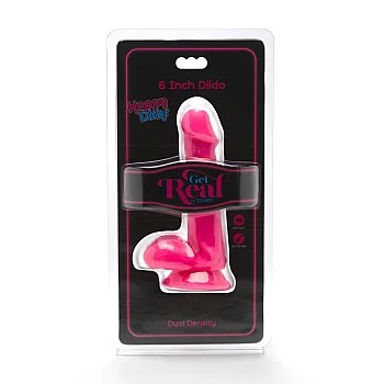 Happy Dicks Dildo 15,20 cm Balls - Roze