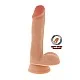 Dual Density Dildo 6 Inch Balls - Lichte huidskleur van het merk Get Real - Realistische Dildo's - online kopen bij Masculum.nl. De discrete online seks-toys en erotisch heren ondergoed winkel voor gay & hetero mannen.