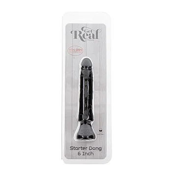 Starter Dong 15,20 cm - Zwart