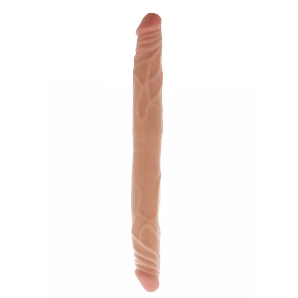 Double Dong 14 Inch - Lichte huidskleur van het merk Get Real - Dubbele Dildo's - online bestellen bij Masculum.nl. De discrete online seks-toys en erotisch heren ondergoed winkel voor gay & hetero mannen.