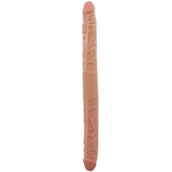 Double Dong 40,60 cm - Lichte huidskleur