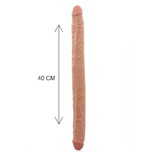 Double Dong 16 Inch - Lichte huidskleur van het merk Get Real - Dubbele Dildo's - online kopen bij Masculum.nl. De discrete online seks-toys en erotisch heren ondergoed winkel voor gay & hetero mannen.