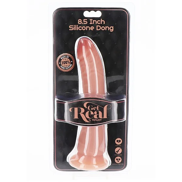 Silicone Dong 8.5 Inch - Lichte huidskleur van het merk Get Real - Realistische Dildo's - online bestellen bij Masculum.nl. De discrete online seks-toys en erotisch heren ondergoed winkel voor gay & hetero mannen.