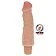 Dual Density Big Vibrator 9Inch - Lichte huidskleur van het merk Get Real - Realistische Vibrators - online kopen bij Masculum.nl. De discrete online seks-toys en erotisch heren ondergoed winkel voor gay & hetero mannen.