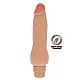 Dual Density Smooth Vibrator - Lichte huidskleur van het merk Get Real - Realistische Vibrators - online bestellen bij Masculum.nl. De discrete online seks-toys en erotisch heren ondergoed winkel voor gay & hetero mannen.