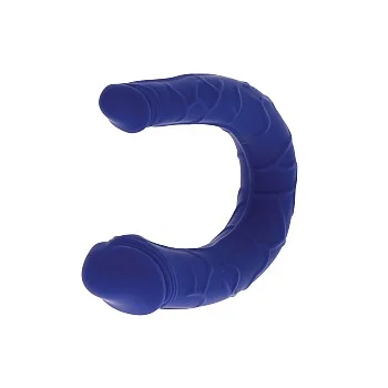 Realistic Mini Double Dong - Blauw