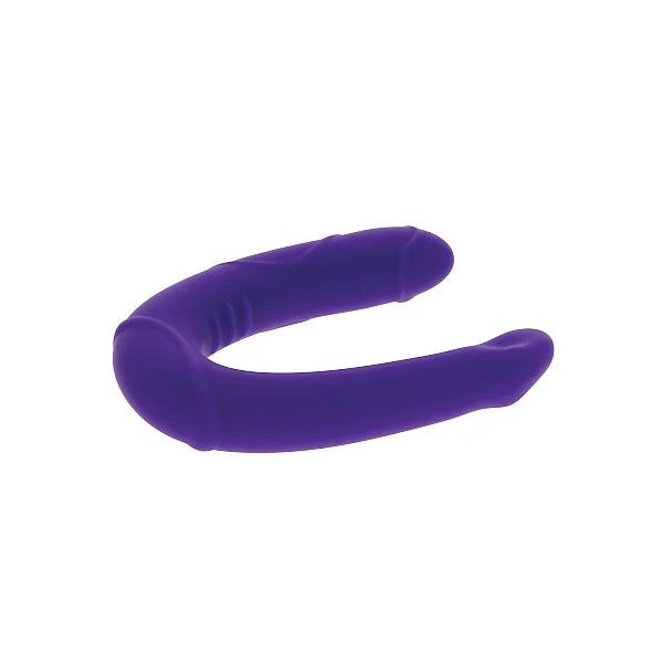 Vogue Mini Double Dong - Paars van het merk Get Real - Dubbele Dildo's - online bestellen bij Masculum.nl. De discrete online seks-toys en erotisch heren ondergoed winkel voor gay & hetero mannen.