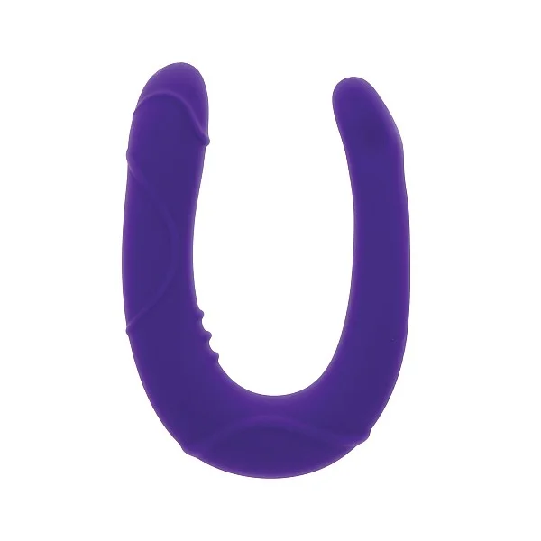 Vogue Mini Double Dong - Paars van het merk Get Real - Dubbele Dildo's - online bestellen bij Masculum.nl. De discrete online seks-toys en erotisch heren ondergoed winkel voor gay & hetero mannen.