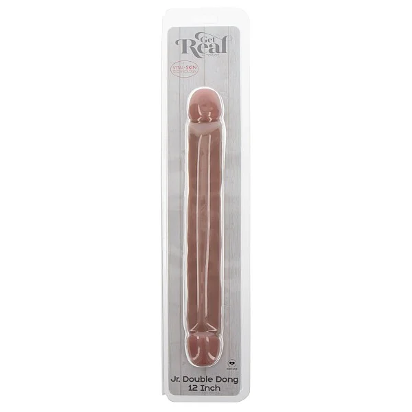 Junior Double Dong 12 Inch - Lichte huidskleur van het merk Get Real - Dubbele Dildo's - online kopen bij Masculum.nl. De discrete online seks-toys en erotisch heren ondergoed winkel voor gay & hetero mannen.