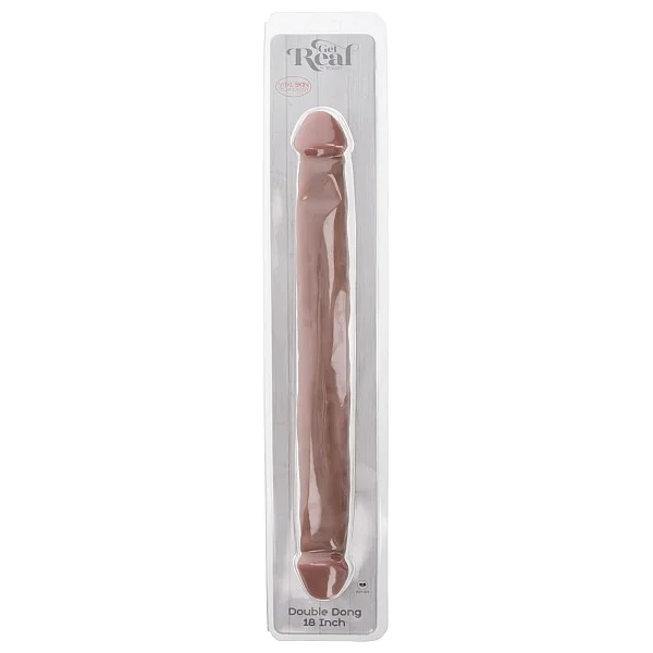 Double Dong 18 Inch - Lichte huidskleur van het merk Get Real - Dubbele Dildo's - online bestellen bij Masculum.nl. De discrete online seks-toys en erotisch heren ondergoed winkel voor gay & hetero mannen.