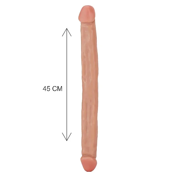 Double Dong 18 Inch - Lichte huidskleur van het merk Get Real - Dubbele Dildo's - online bestellen bij Masculum.nl. De discrete online seks-toys en erotisch heren ondergoed winkel voor gay & hetero mannen.