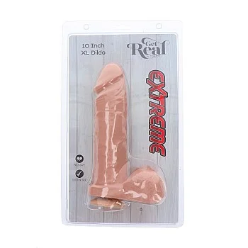 Extreme XL Dildo 25,40 cm - Lichte huidskleur