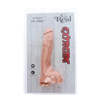 Extreme XXL Dildo 27,90 cm - Lichte huidskleur
