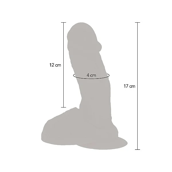 Silicone Vibrating Dildo - Lichte huidskleur van het merk Get Real - Realistische Vibrators - online kopen bij Masculum.nl. De discrete online seks-toys en erotisch heren ondergoed winkel voor gay & hetero mannen.
