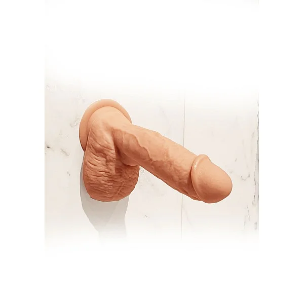 Silicone Vibrating Dildo - Lichte huidskleur van het merk Get Real - Realistische Vibrators - online kopen bij Masculum.nl. De discrete online seks-toys en erotisch heren ondergoed winkel voor gay & hetero mannen.
