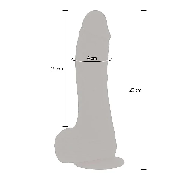 Up&Down Rotating Vibr Dildo - Lichte huidskleur van het merk Get Real - Vibrators - online kopen bij Masculum.nl. De discrete online seks-toys en erotisch heren ondergoed winkel voor gay & hetero mannen.