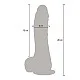 Up&Down Rotating Vibr Dildo - Lichte huidskleur van het merk Get Real - Vibrators - online kopen bij Masculum.nl. De discrete online seks-toys en erotisch heren ondergoed winkel voor gay & hetero mannen.