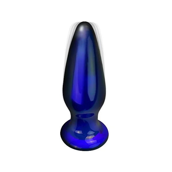 Shining Vibrating Glass Plug - Blauw van het merk Buttocks - Buttplugs - online kopen bij Masculum.nl. De discrete online seks-toys en erotisch heren ondergoed winkel voor gay & hetero mannen.