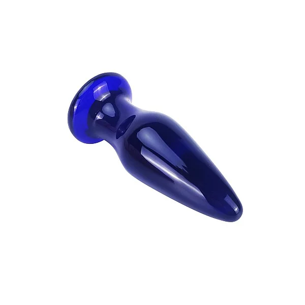 Shining Vibrating Glass Plug - Blauw van het merk Buttocks - Buttplugs - online kopen bij Masculum.nl. De discrete online seks-toys en erotisch heren ondergoed winkel voor gay & hetero mannen.