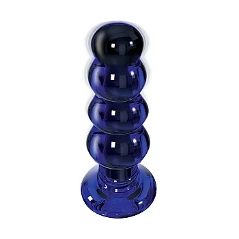Radiant Vibrating Glass Plug - Blauw