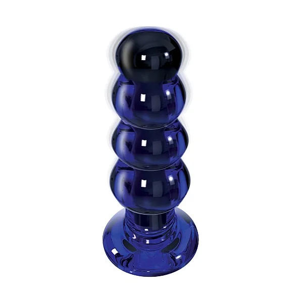 Radiant Vibrating Glass Plug - Blauw van het merk Buttocks - Buttplugs - online bestellen bij Masculum.nl. De discrete online seks-toys en erotisch heren ondergoed winkel voor gay & hetero mannen.
