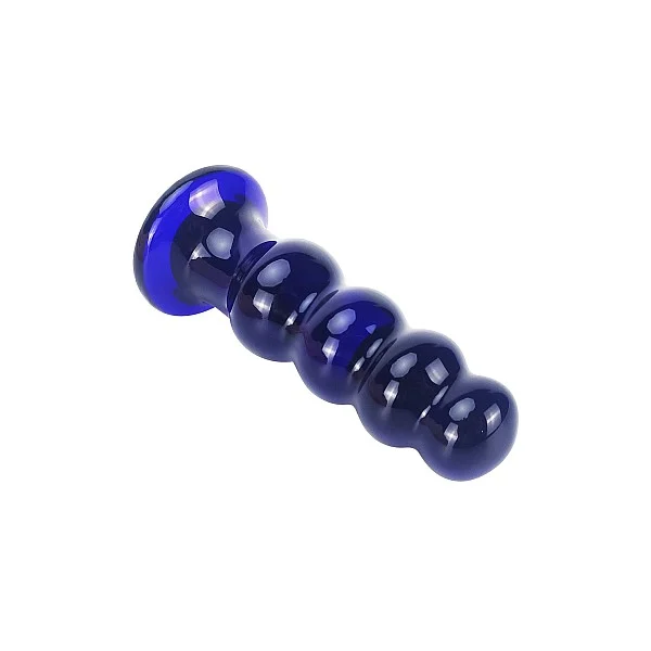 Radiant Vibrating Glass Plug - Blauw van het merk Buttocks - Buttplugs - online bestellen bij Masculum.nl. De discrete online seks-toys en erotisch heren ondergoed winkel voor gay & hetero mannen.