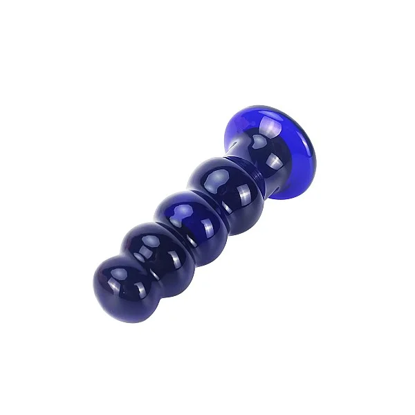 Radiant Vibrating Glass Plug - Blauw van het merk Buttocks - Buttplugs - online bestellen bij Masculum.nl. De discrete online seks-toys en erotisch heren ondergoed winkel voor gay & hetero mannen.