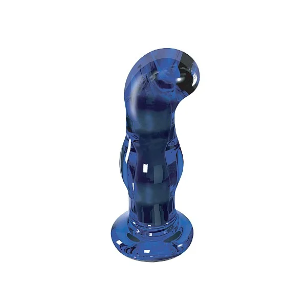 Gleaming Vibrating Glass Plug - Blauw van het merk Buttocks - Buttplugs - online kopen bij Masculum.nl. De discrete online seks-toys en erotisch heren ondergoed winkel voor gay & hetero mannen.
