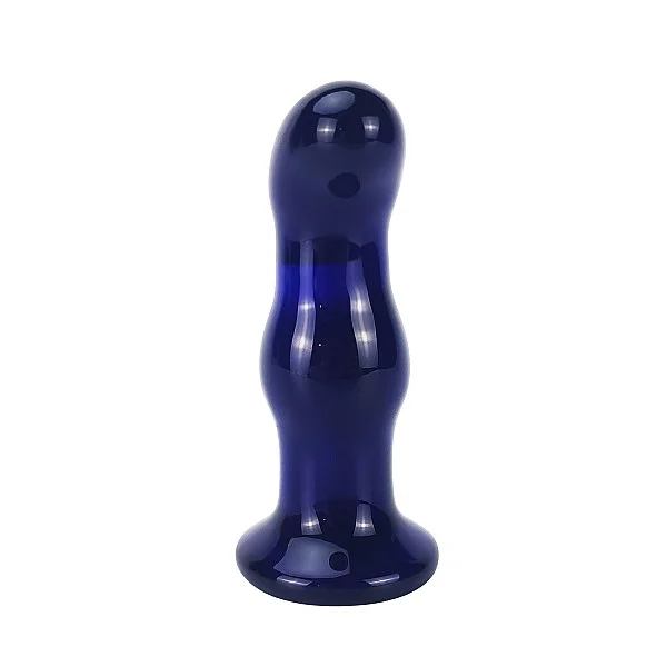 Gleaming Vibrating Glass Plug - Blauw van het merk Buttocks - Buttplugs - online kopen bij Masculum.nl. De discrete online seks-toys en erotisch heren ondergoed winkel voor gay & hetero mannen.
