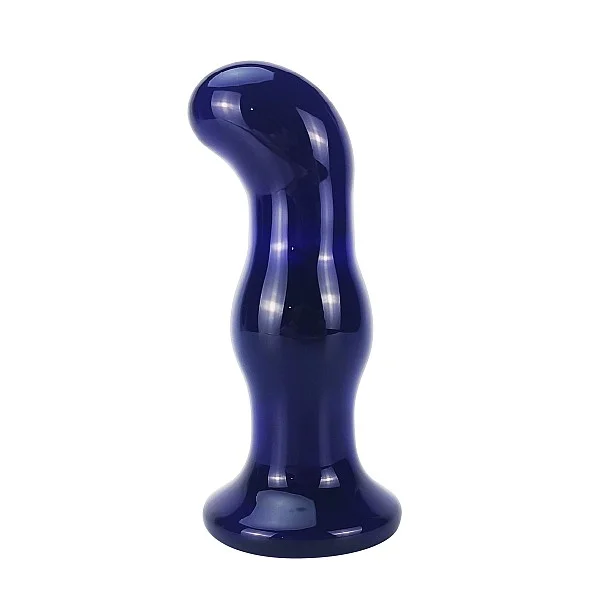 Gleaming Vibrating Glass Plug - Blauw van het merk Buttocks - Buttplugs - online kopen bij Masculum.nl. De discrete online seks-toys en erotisch heren ondergoed winkel voor gay & hetero mannen.