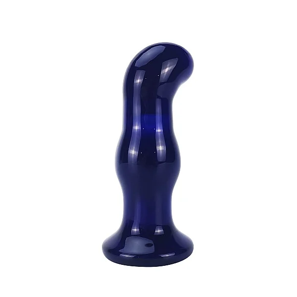 Gleaming Vibrating Glass Plug - Blauw van het merk Buttocks - Buttplugs - online kopen bij Masculum.nl. De discrete online seks-toys en erotisch heren ondergoed winkel voor gay & hetero mannen.