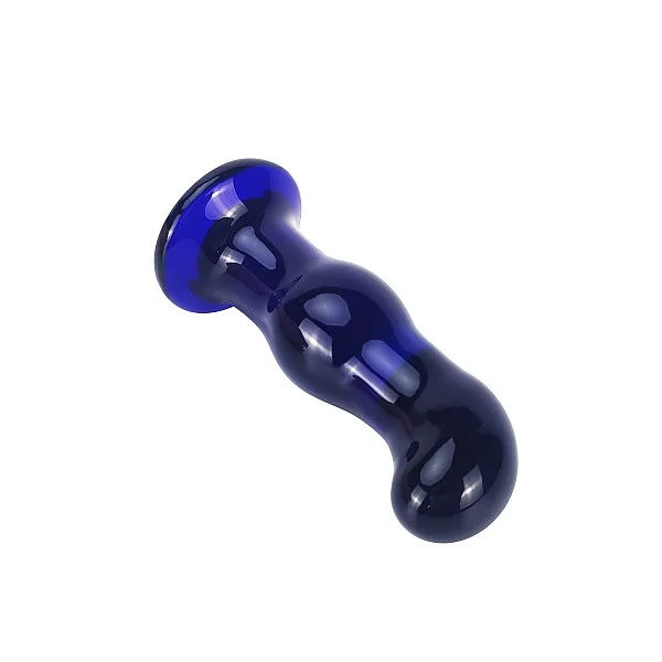Gleaming Vibrating Glass Plug - Blauw van het merk Buttocks - Buttplugs - online kopen bij Masculum.nl. De discrete online seks-toys en erotisch heren ondergoed winkel voor gay & hetero mannen.