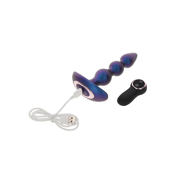 The Bold Beaded Vibr Anal Plug - Blauw van het merk Buttocks - Anale Kralen - online bestellen bij Masculum.nl. De discrete online seks-toys en erotisch heren ondergoed winkel voor gay & hetero mannen.