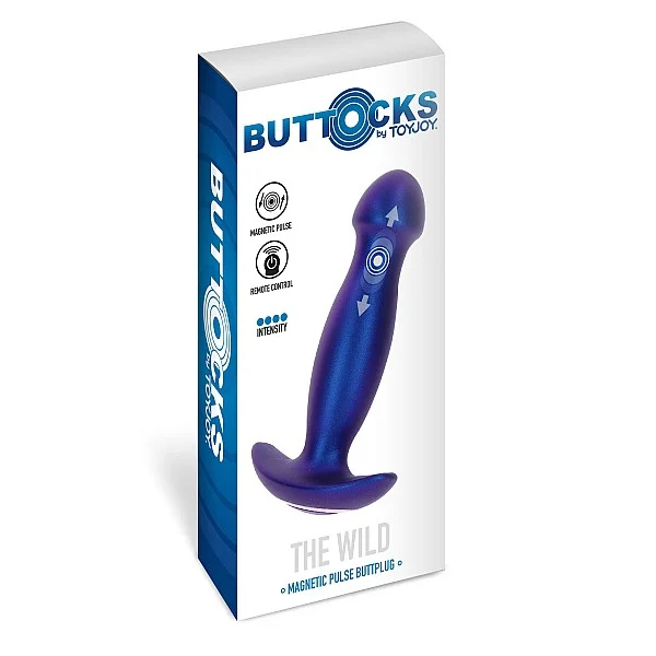 The Wild Magn Pulse Vibr Plug - Blauw van het merk Buttocks - Buttplugs - online kopen bij Masculum.nl. De discrete online seks-toys en erotisch heren ondergoed winkel voor gay & hetero mannen.