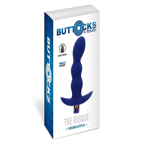 The Risque Buttplug - Blauw van het merk Buttocks - Buttplugs - online bestellen bij Masculum.nl. De discrete online seks-toys en erotisch heren ondergoed winkel voor gay & hetero mannen.