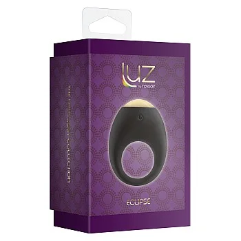 Eclipse Vibrating Cock Ring - Zwart