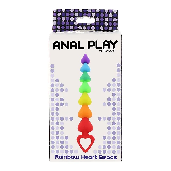 Rainbow Heart Beads - Regenboog van het merk Anal Play - Anale Kralen - online kopen bij Masculum.nl. De discrete online seks-toys en erotisch heren ondergoed winkel voor gay & hetero mannen.