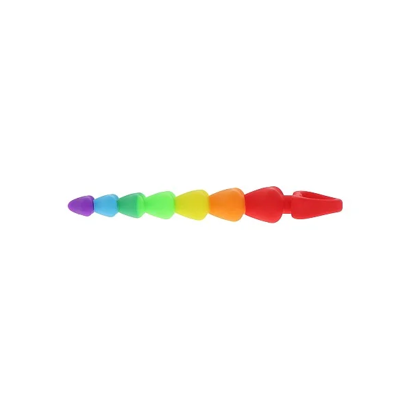 Rainbow Heart Beads - Regenboog van het merk Anal Play - Anale Kralen - online kopen bij Masculum.nl. De discrete online seks-toys en erotisch heren ondergoed winkel voor gay & hetero mannen.