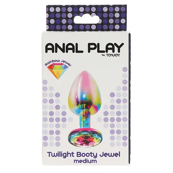 Twilight Booty Jewel Medium - Meerkleurig van het merk Anal Play - Buttplugs - online kopen bij Masculum.nl. De discrete online seks-toys en erotisch heren ondergoed winkel voor gay & hetero mannen.