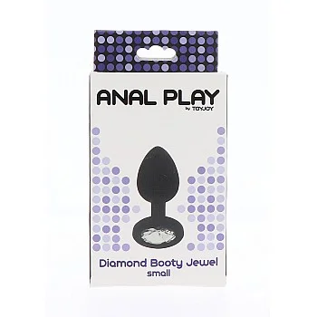 Diamond Booty Jewel Small - Zwart