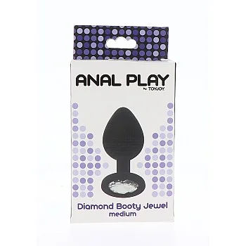 Diamond Booty Jewel Medium - Zwart