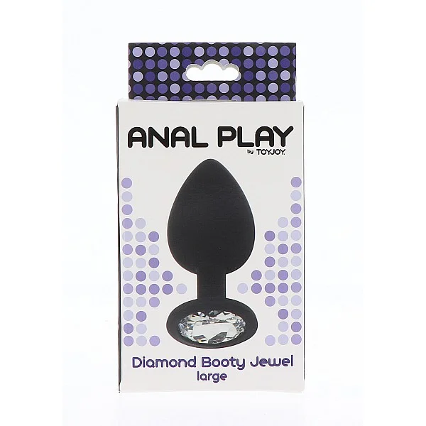Diamond Booty Jewel Large - Zwart van het merk Anal Play - Buttplugs - online bestellen bij Masculum.nl. De discrete online seks-toys en erotisch heren ondergoed winkel voor gay & hetero mannen.