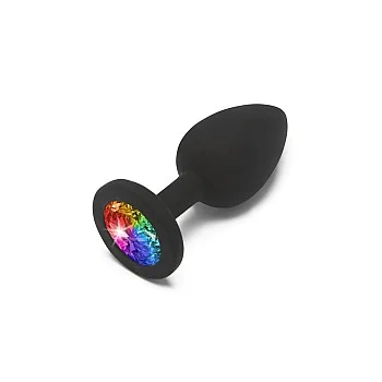 Rainbow Booty Jewel Small - Zwart