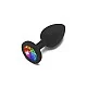Rainbow Booty Jewel Small - Zwart van het merk Anal Play - Buttplugs - online kopen bij Masculum.nl. De discrete online seks-toys en erotisch heren ondergoed winkel voor gay & hetero mannen.