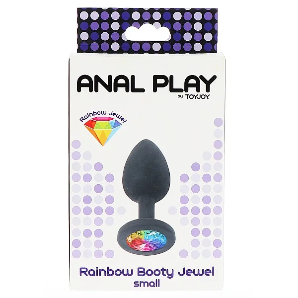 Rainbow Booty Jewel Small - Zwart van het merk Anal Play - Buttplugs - online kopen bij Masculum.nl. De discrete online seks-toys en erotisch heren ondergoed winkel voor gay & hetero mannen.