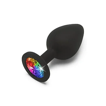Rainbow Booty Jewel Medium - Zwart